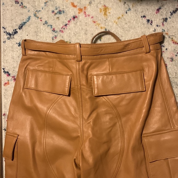 Leather cargo pants - Picture 10 of 11